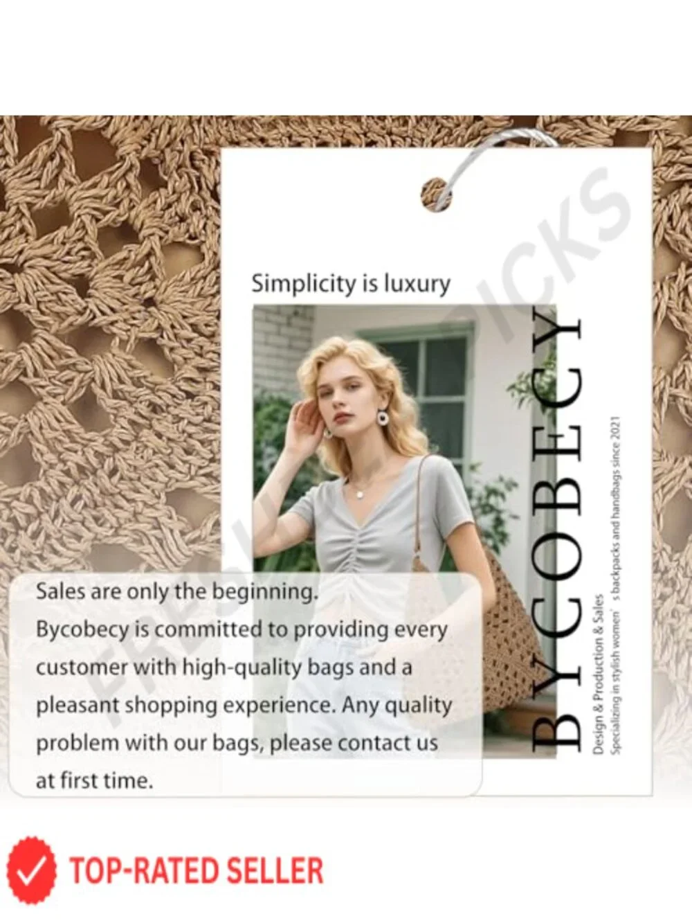 Straw Beach Shoulder Bag for Women Lightweight Woven Hobo Tote Summer Vacation